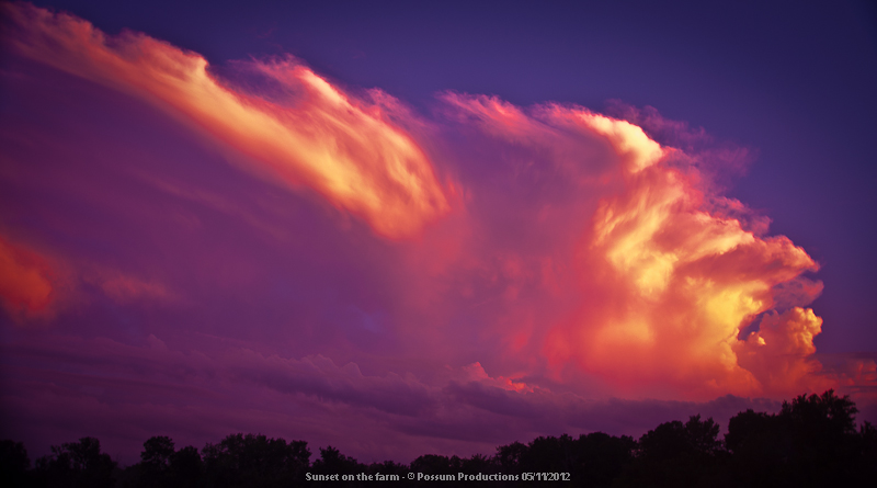 Thunderstorm over Houston